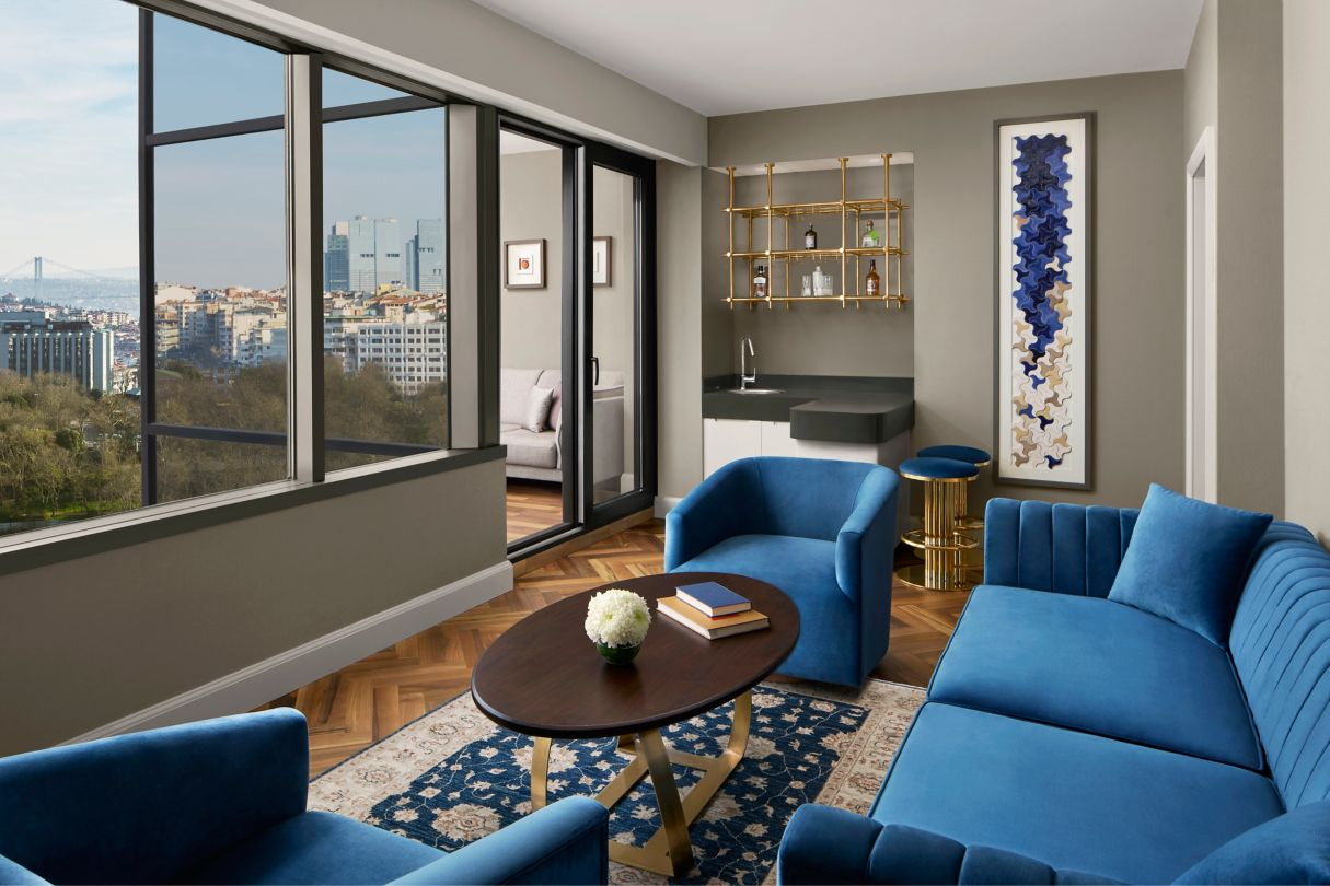 The Ritz-Carlton, Istanbul Стамбульский люкс, 1 спальня, балкон